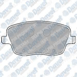 DELPHI LP1728 Fren Balatasi On Cordoba1.4 16v.1.4 Tdi.1.9 Sdi.1.9 Tdi (10.02-) - Fabia 1.9tdi.2.0 (02.00-)  ####